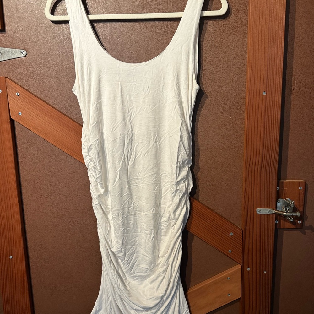 Isabella Oliver Maternity White Dress